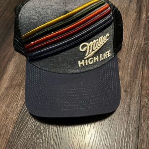 Miller high life beer trucker mesh hat NEW WITHOUT TAGS
